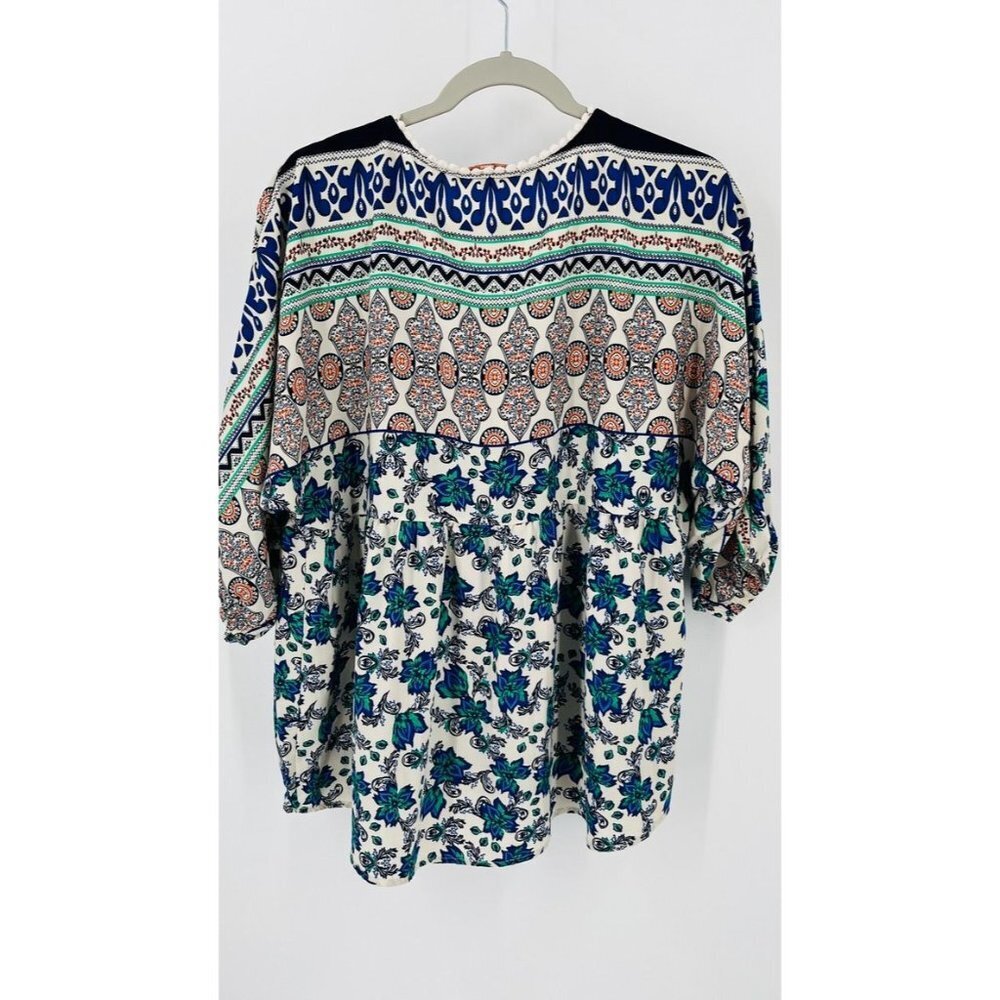 Gibson Latimer Multiprint Tunic Top Size L - Picture 7 of 11
